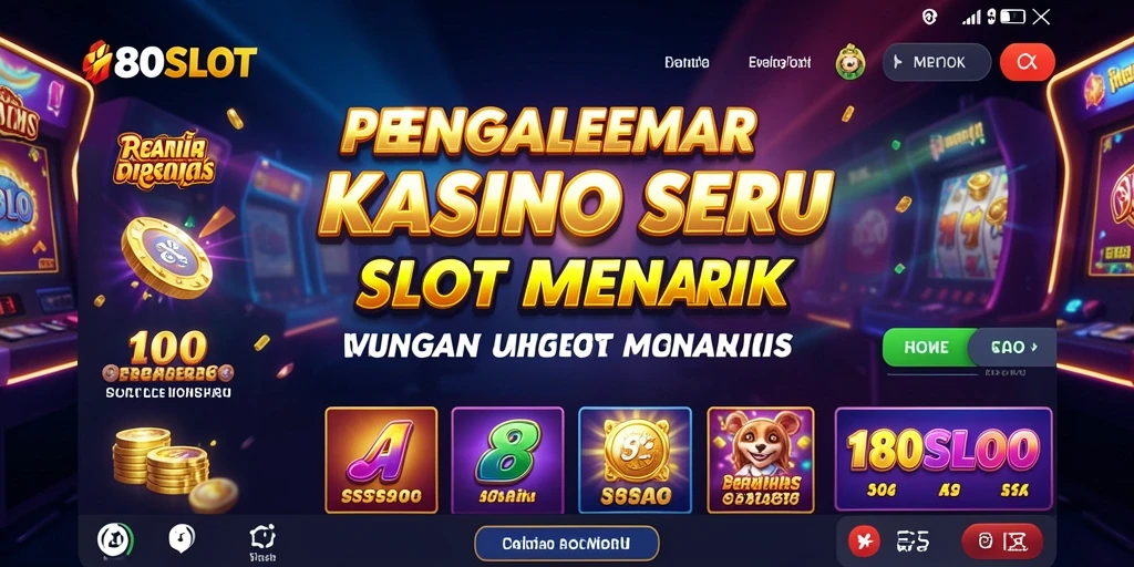 Tampilan menarik dari permainan slot 180SLOT yang memikat.