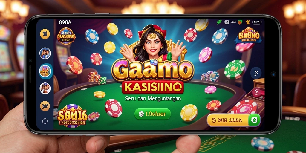 Tampilan gameplay seru di 898A dengan berbagai opsi permainan Kasino.