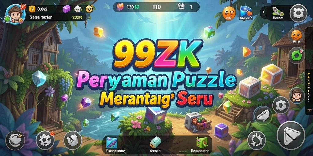 Tampilan gameplay seru dari <strong>999ZK</strong> dengan tantangan Puzzle menarik.