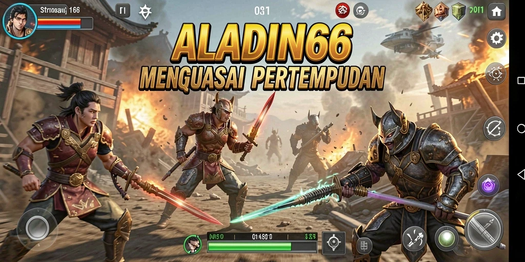 Tampilan gameplay ALADIN66 yang seru dan strategis.