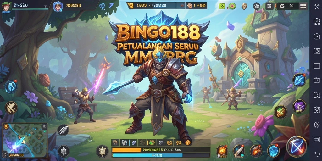 Screenshot BINGO188 menampilkan aksi mendebarkan dalam gameplay MMORPG.