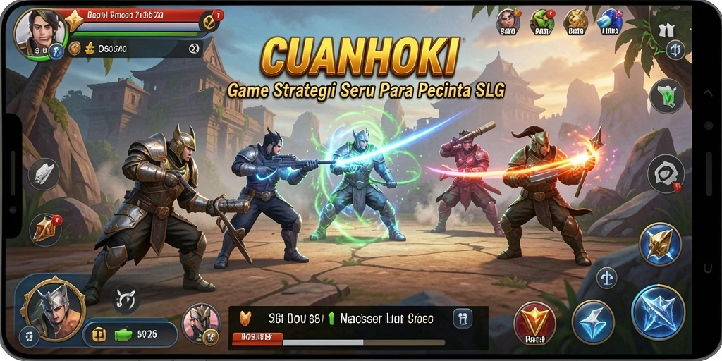 Gameplay seru dan strategi mendalam dalam CUANHOKI.