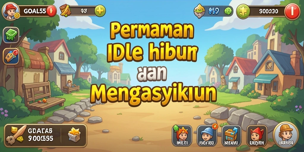 Screenshot gameplay GOAL55 menampilkan aksi santai yang mengasyikkan.