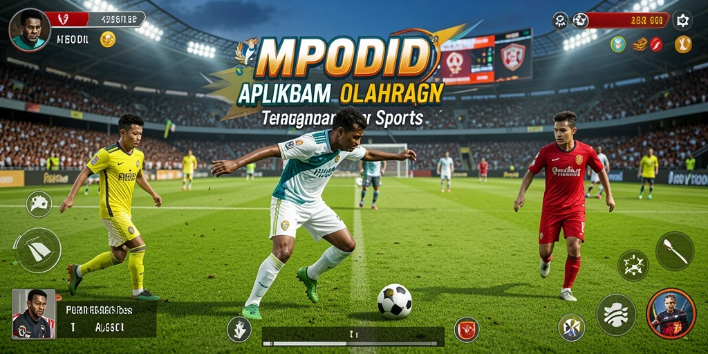 Tangkapan layar gameplay MPOID menampilkan pertandingan olahraga yang mendebarkan dan interaktif.