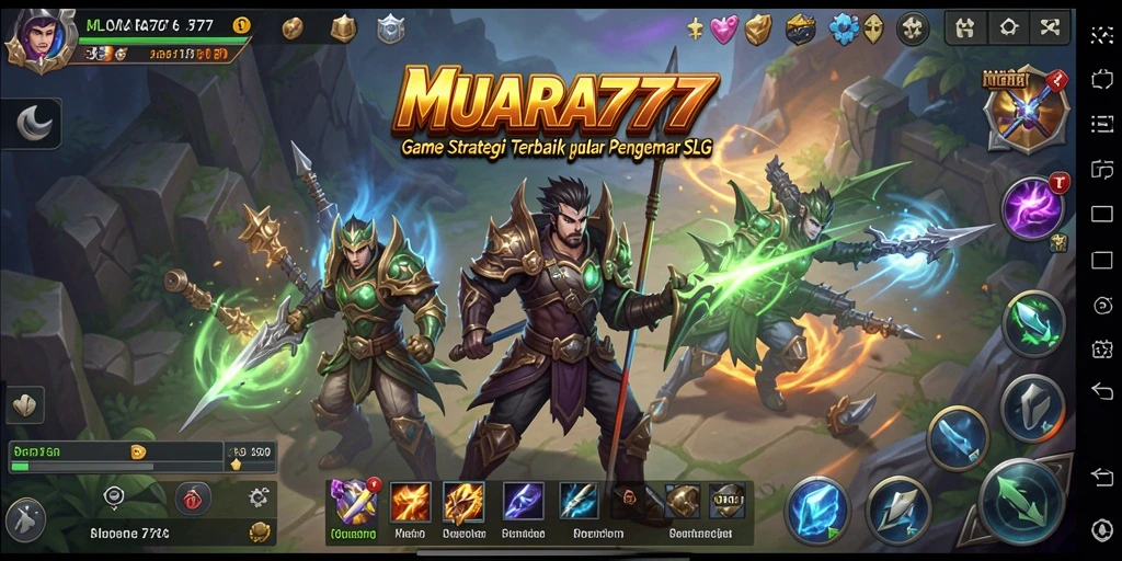 Screenshot gameplay MUARA777 yang menampilkan strategi pertempuran yang mendebarkan.