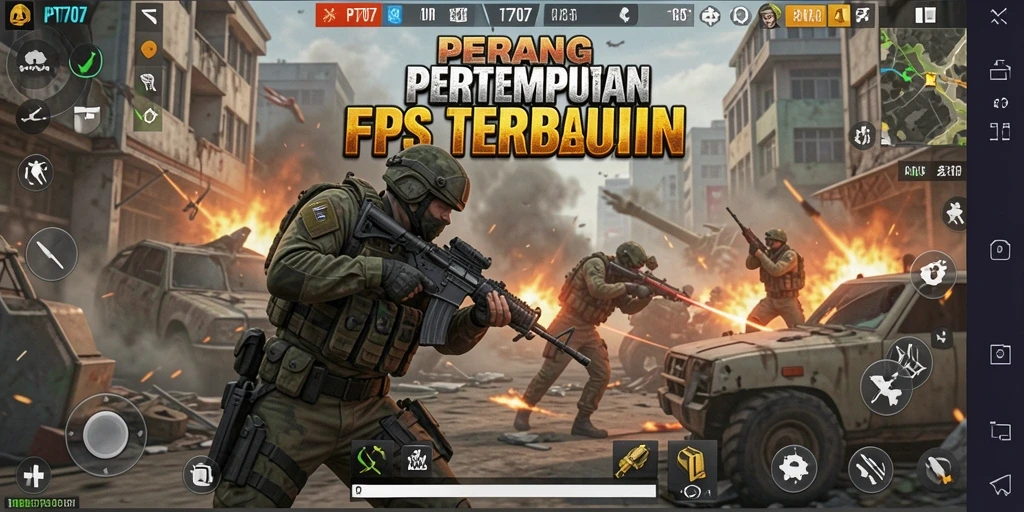 Gameplay PT707 yang intens dan seru di dunia FPS.