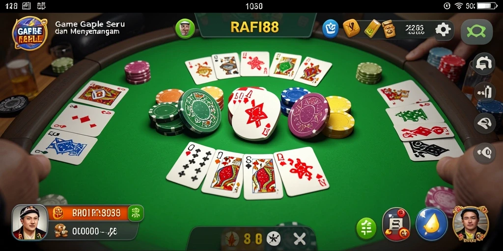 Tampilan gameplay seru dalam RAFI88 yang mengasyikkan.