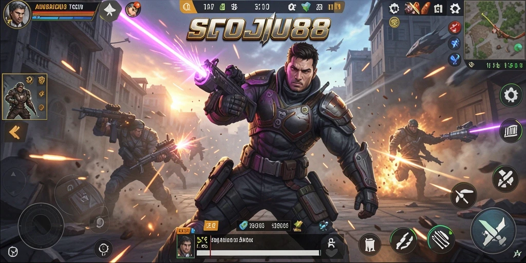 Gameplay seru dengan aksi tembak-menembak yang menegangkan.