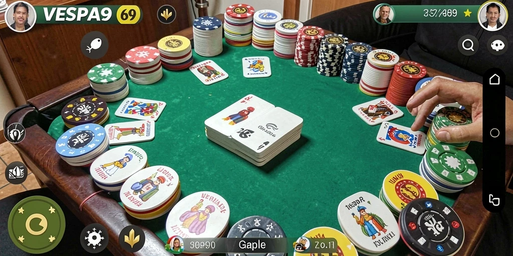 Tampilan gameplay VESPA69 yang seru dan interaktif.